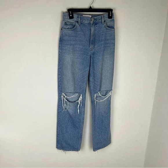 Reformation $178 Zoe High Rise Loose Jeans Size 26 - Picture 4 of 9